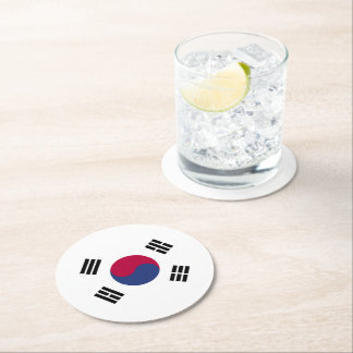大韓共和国 ラウンドペーパーコースター