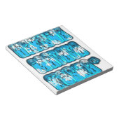 大韓民国国旗：韓国の太極旗への誇り ノートパッド (アングル)