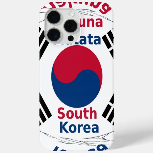 大韓民国国旗:韓国の太極旗への誇り Case-Mate iPhoneケース (裏面)