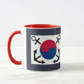 大韓民国海軍マグ한국 해군 머그컵 공화국 マグカップ (左)