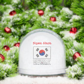 大韓民国韓国国旗の赤パーソナライズされた (クリスマス)