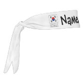大韓民国・韓国国旗あなたの名前 タイヘッドバンド (回転270)