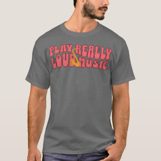 大音量の音楽好き Tシャツ