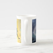 大飛躍の中国のコップ ボーンチャイナマグカップ (裏面)