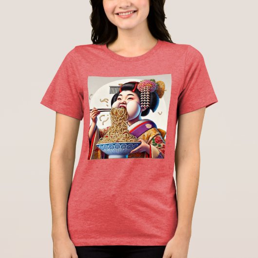 大食い舞妓 トライブレンドTシャツ (正面)