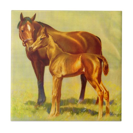 大馬小馬 タイル (正面)