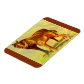 大馬小馬 マグネット (左側)