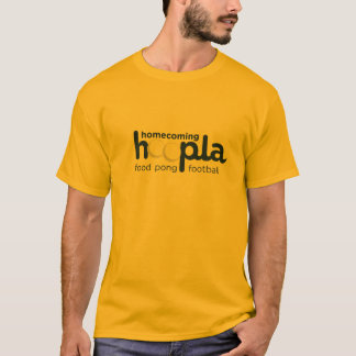 大騒ぎの金ゴールドのTシャツ Tシャツ