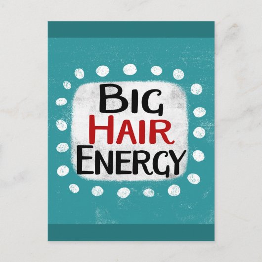 大髪エネルギーのはがき ポストカード (正面)
