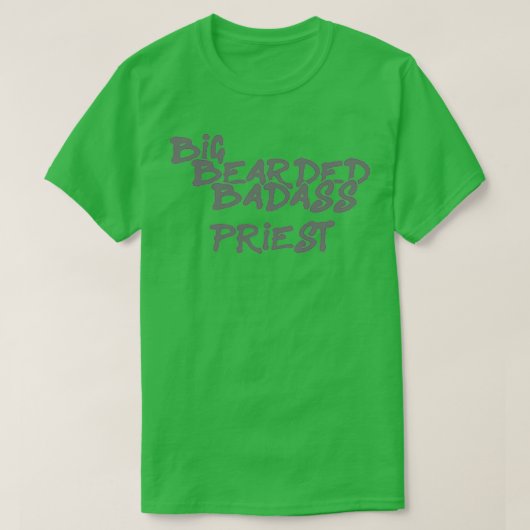 大髭のバッカスの司祭 Tシャツ (デザイン正面)