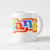 大鮮やかカラフル・ジャンボ専門マグ ジャンボコーヒーマグカップ (正面右)