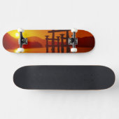 大鳥居、厳島神社、宮島 スケートボード (横)