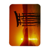 大鳥居、厳島神社、宮島 マグネット (縦)