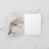 大麦草フォトノートカード ノートカード (内部)