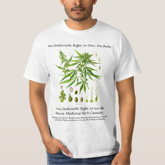 大麻への譲渡不能な権利 Tシャツ