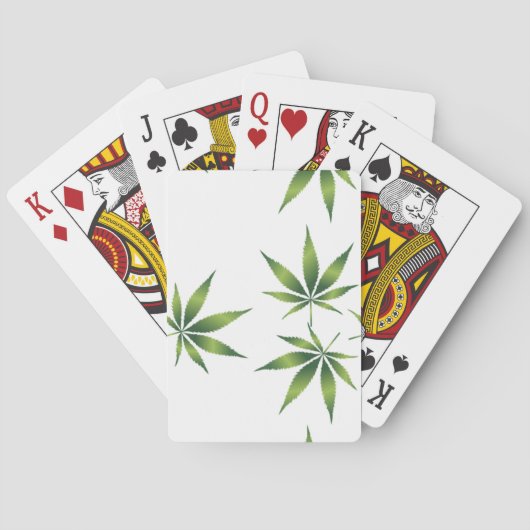 大麻-| Zazzle_Growshop トランプ (裏面)