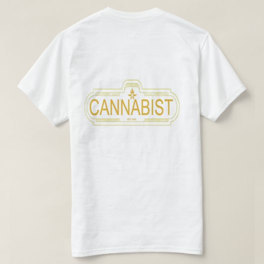 大麻Tシャツ Tシャツ (デザイン裏面)