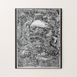 大黒柱を待ち構えて ジグソーパズル