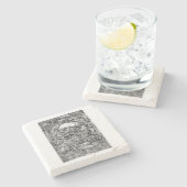 大黒柱を待ち構えて ストーンコースター (横)