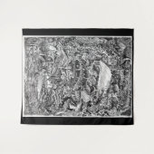 大黒柱を待ち構えて タペストリー (正面(横))