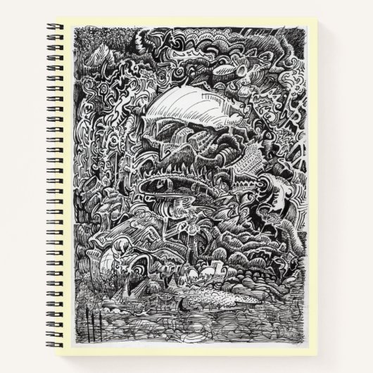 大黒柱を待ち構えて ノートブック (正面)