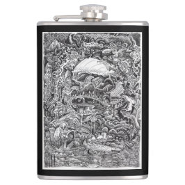 大黒柱を待ち構えて フラスク