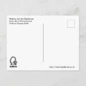 大黒柱を待ち構えて ポストカード (裏面)