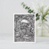 大黒柱を待ち構えて ポストカード (スタンド正面)