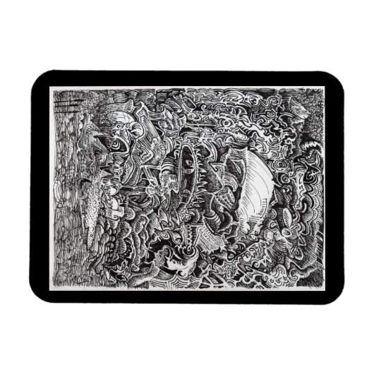 大黒柱を待ち構えて マグネット (横)