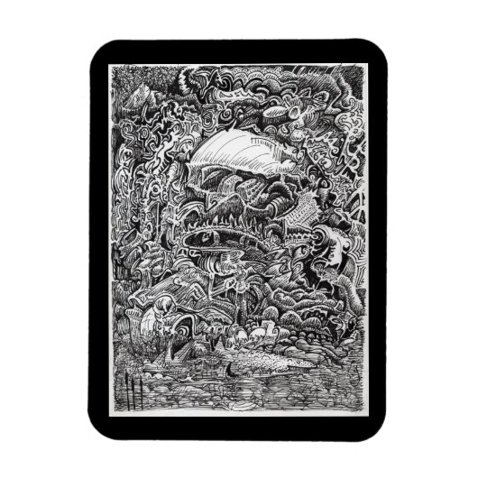 大黒柱を待ち構えて マグネット (縦)