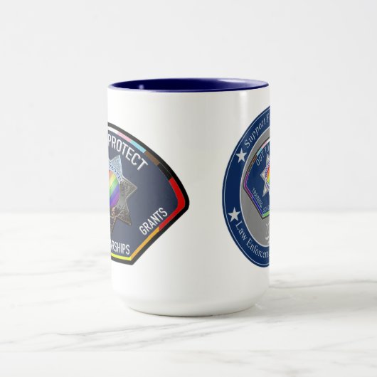 大15Ozアウトからマ保護グへ マグカップ (中央)