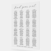 大16台24x36座席表結婚の アクリルサイン (傾斜)