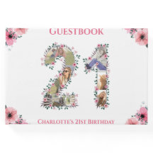 大21歳の誕生日フォトコラージフラワーガールホワイト