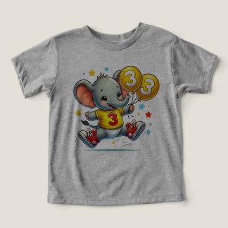 大3お祝い：風船の象