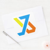 大3インチ角ステッカー スクエアシール (封筒)