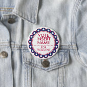 大3"ボタン投票選挙政治運動 缶バッジ (インサイチュ)