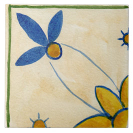 大4分の1セラミックタイルシチリア – スタイル"ピンク" タイル