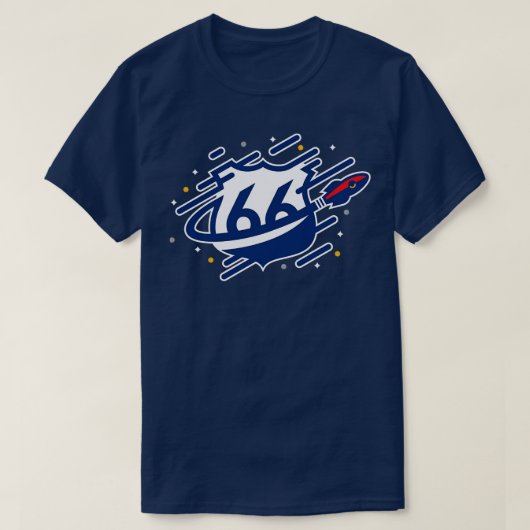 大66赤 Tシャツ (デザイン正面)