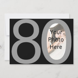 大8-0フォトバースデーパーティ招待状 招待状