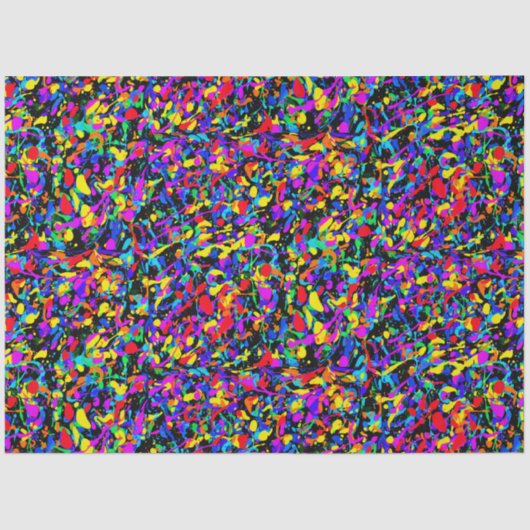 大（ばちゃばちゃ）跳ねる-ティッシュペーパー 薄葉紙 (正面)