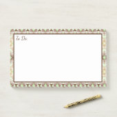 大:茶色でノートを投稿する ポストイット (デスク)