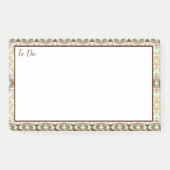 大:茶色でノートを投稿する ポストイット (正面)