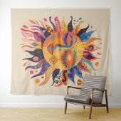 天お洒落の太陽 タペストリー (インサイチュ(横))