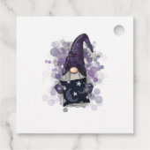 天お洒落銀河系格言メッセージカード フェイバータグ (裏面)