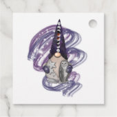 天お洒落銀河系格言メッセージカード フェイバータグ (裏面)