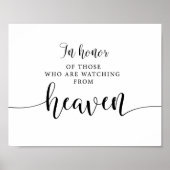 天から見守る人々を称えて ポスター (正面)