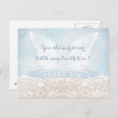 天から贈られた感謝を伝えるカード 赤ちゃんの歓迎会 堅信礼 ポストカード (正面/裏面)