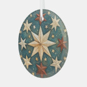 天かわいらしの ガラスオーナメント (正面左)