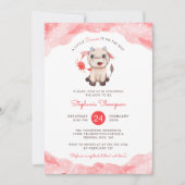 天がん星占い赤ちゃんシャワー 招待状 (正面)