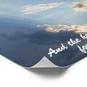 天が神の栄光を宣言 ポスター (角)